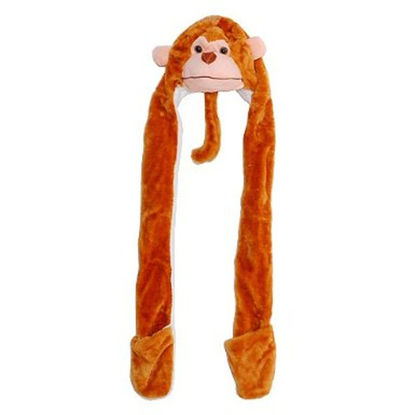 Long Monkey Hat with Paws 5875