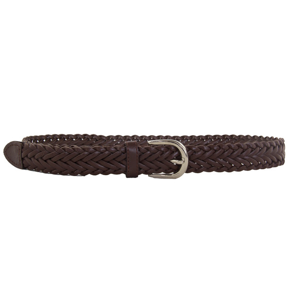 12 PACK  Brown Hand Braided Belts Mix Sizes 2308A