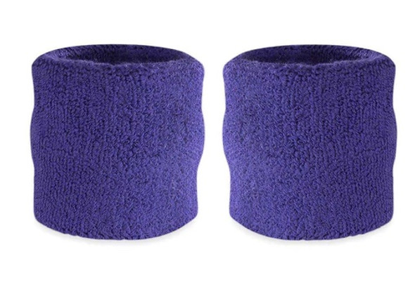Purple Terry Wristband by Piece - 3084