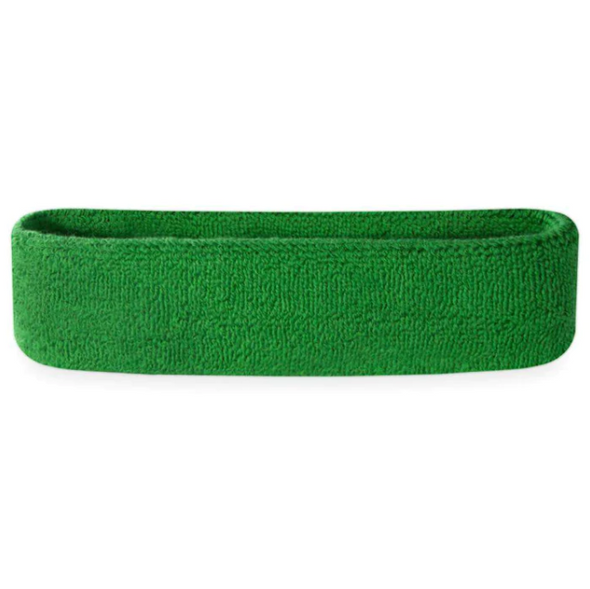 Irish Kelly Green Terry Cloth Sweatband/Headband 3090