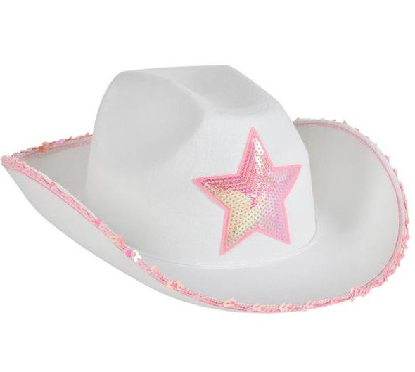 Cowgirl Hat Wholesale | Cowgirl Hat Bulk | Adult Size Cowgirl Hats With Star 1482