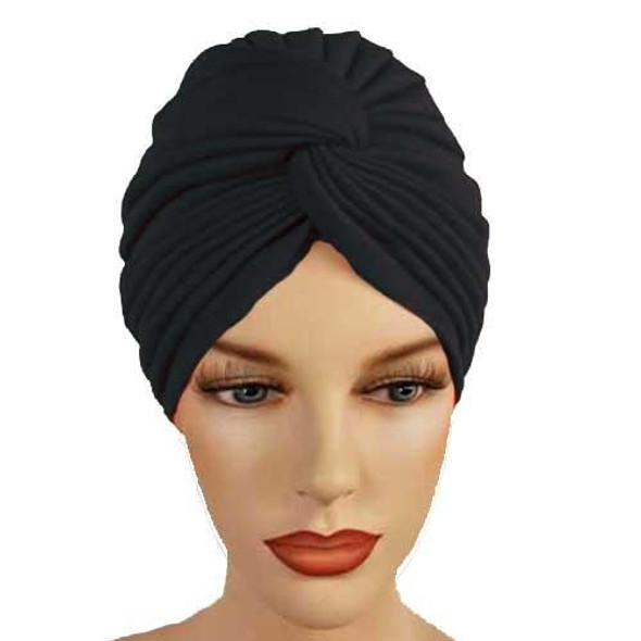 White Turban Beanie Wrap Lace - Turbans for Women, Turban Head Wrap, Fabric Cotton and Viscose, One size, 80 Grams, Comfy and Light