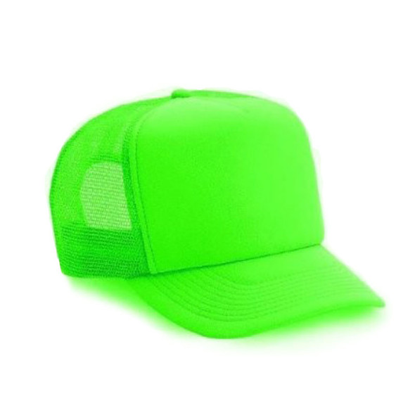 Neon Baseball Caps | Neon Green 12 PACK