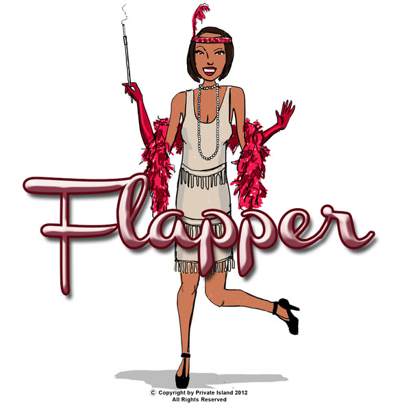 Flapper Costume Red Adult 4413