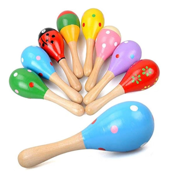 Wood Wooden Maracas Bulk  1744