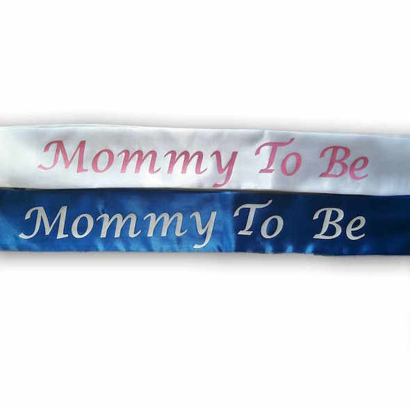 Custom Pageant Wedding Royal Blue Satin Sashes 60" 6854 (Fonts in Picture Gallery)