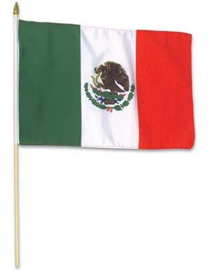  Wholesale Mexican Pride Flags Large 12”