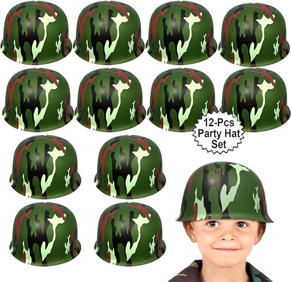 Child Army Helmet 12 PACK 1578