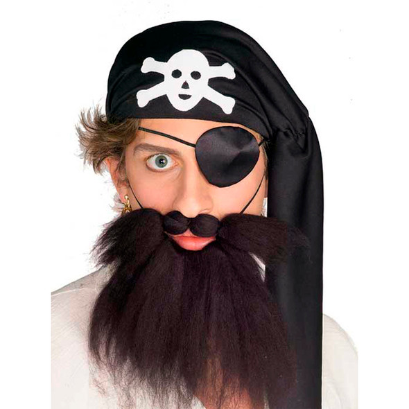 Pirate Beard Black 12 PACK 9063