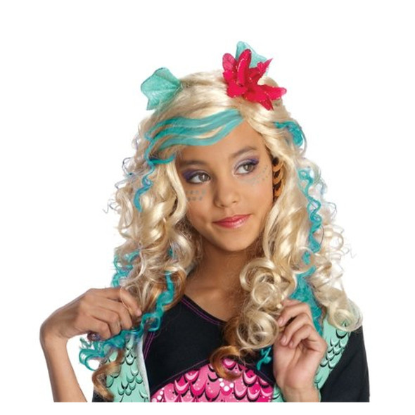 Monster High Lagoona Costume Blue Girls Wig 6064
