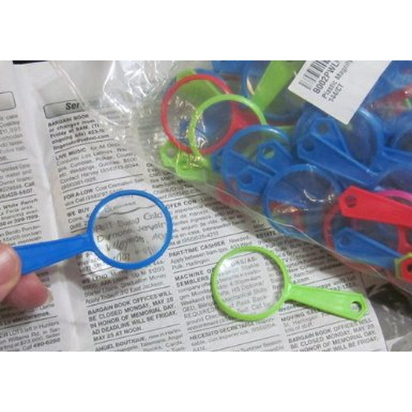 144 PCS  Colorful Magnifying Glasses 1772