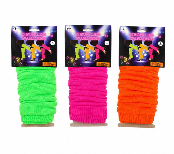 80's Neon Leg Warmers Mixed Colors Bulk Leg Warmers PAIRS 6749