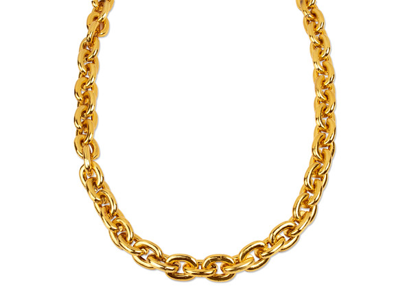 Hip Hop Chains | Hip Hop Jewelry | Fake Gold Chains | 12 PACK 2" W" X 24" STANDARD