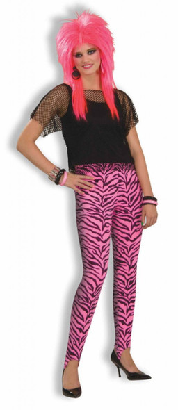 80's Pink Zebra Costume Pants 8584