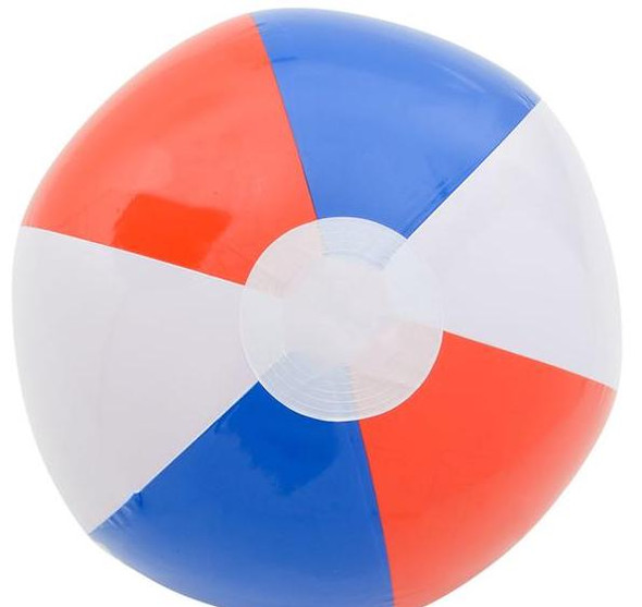 16" Patriotic Star Beach Ball 12 PACK  9136