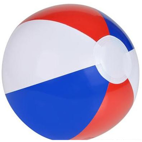 12 PACK  LARGE 16" STANDARD SIZE PATRIOTIC STAR BEACH BALLS 9137