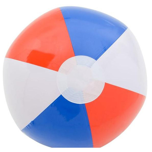 12 PACK  LARGE 16" STANDARD SIZE PATRIOTIC STAR BEACH BALLS 9137