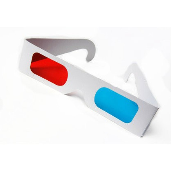 Anaglyph 3D Glasses Paper Red and Blue 50 PACK 1172D