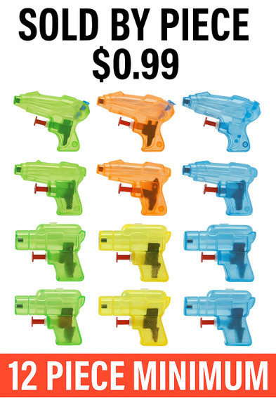 Water Guns 6" 3378