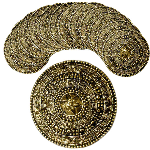 Gold Roman Shield Bulk | 12 PACK 4507D 