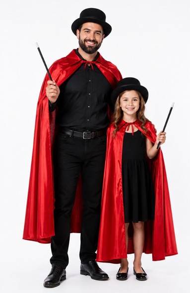 Costume Red Cape Bulk Wholesale 45" 4521C