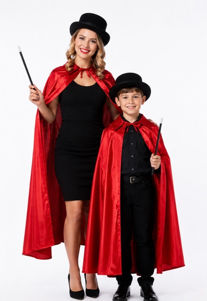Black Cape Bulk Wholesale Costume 45" 4524D