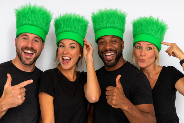 St Patricks Day Irish Wig  6029D