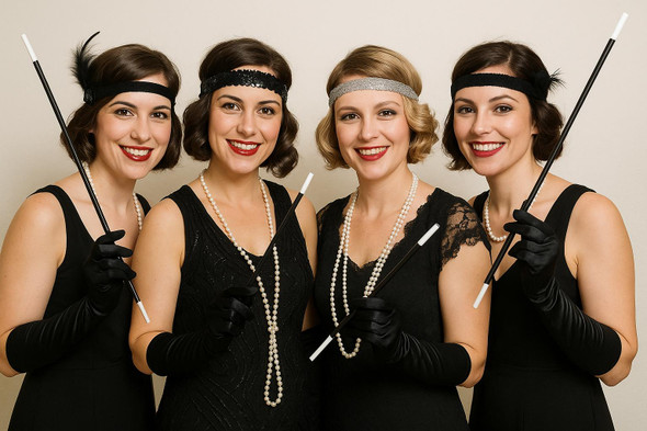 Flapper Beads  12 PACK 1707C