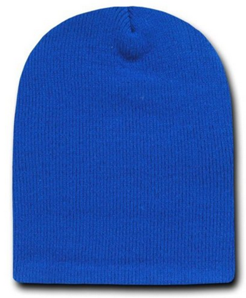 Beanie Short Hat Royal Blue Hat 5739