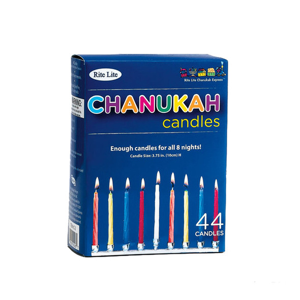 Chanukah Candles- Multicolored 9200