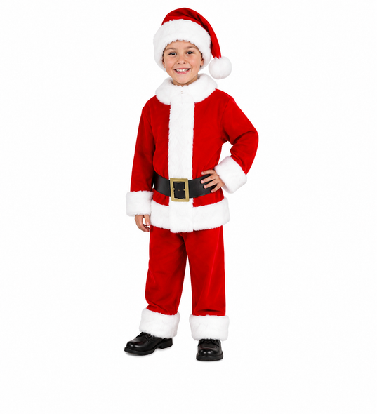 Child Santa Suit Costume Deluxe 4642