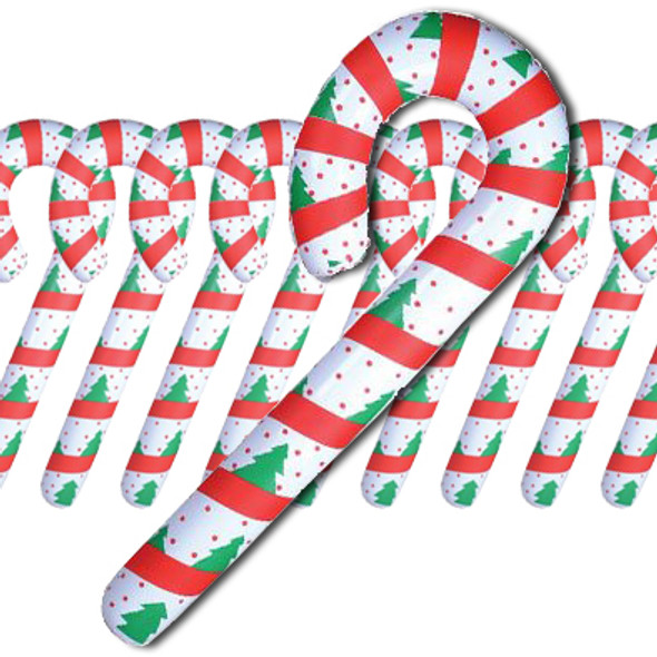 Candy Cane Inflates Bulk 12 PK 4 FT Tall 9224D