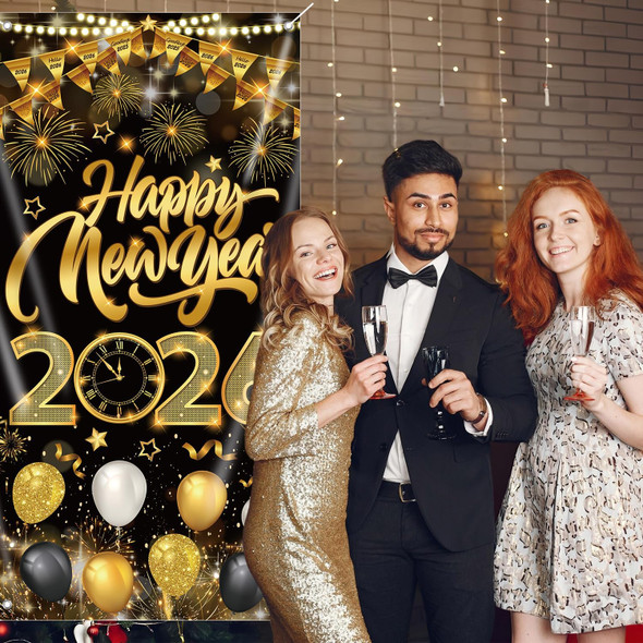 HUGE New Years Banner 6FT x 3FT 3891