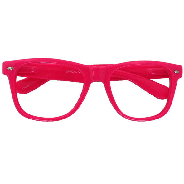 Hot Pink Glasses Lensless 7148