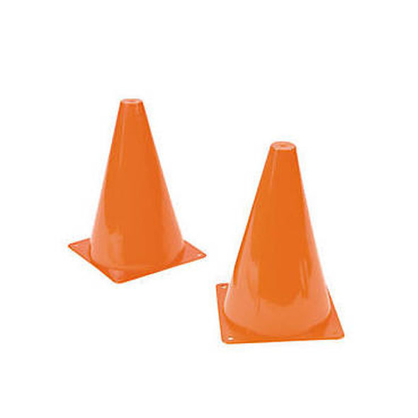 12 PACK Plastic Traffic Cones Orange 9259D