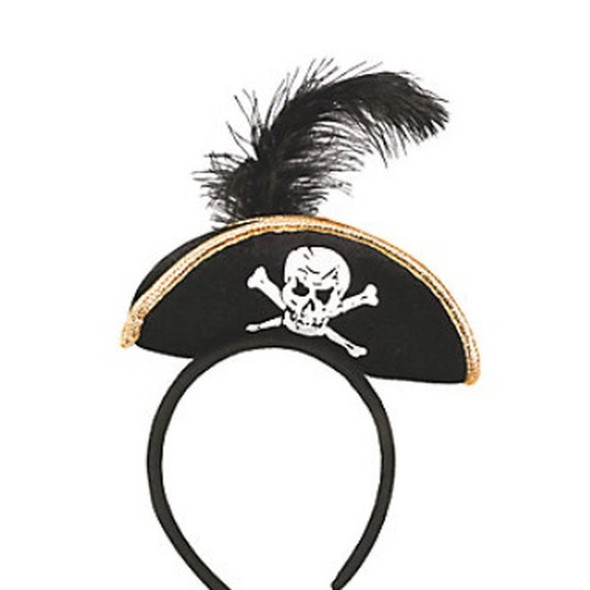 Mini Pirate Hat Headband | Mini Pirate Hat | 5802
