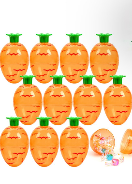 Easter Plastic Carrots | Snap Together for Bunny Rabbit 12 PACK 9293