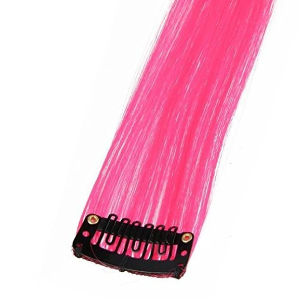 Hot Pink Hair Extensions 12 PK  10" WS6154D