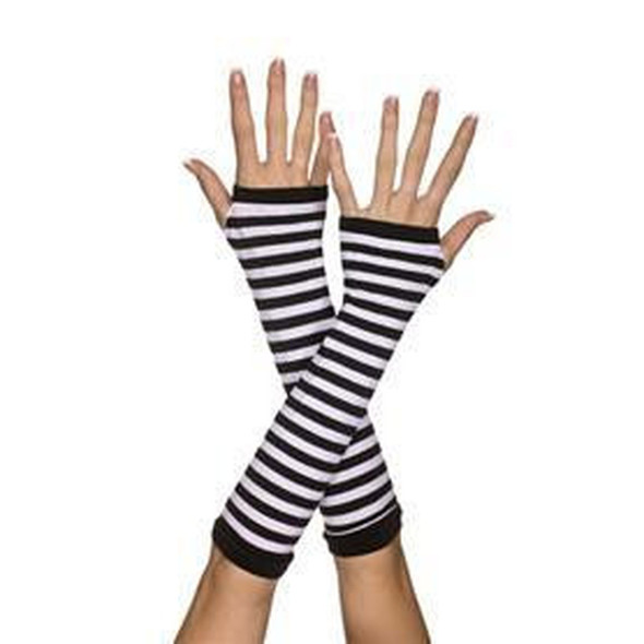 Arm Warmers | Arm Sleeves | Black/White 12 PACK WS1252D