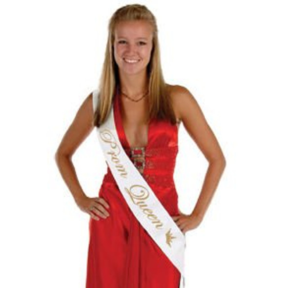 Prom Queen Sash Bulk | 12 PACK  60" WS6851D