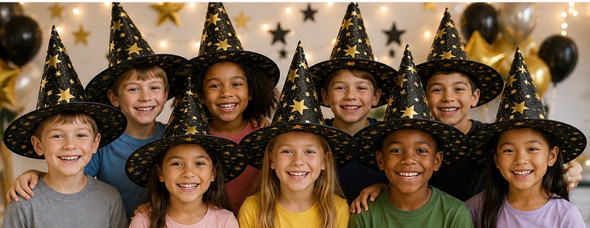 Wizard Hat | Black 12 PACK  WS1435D