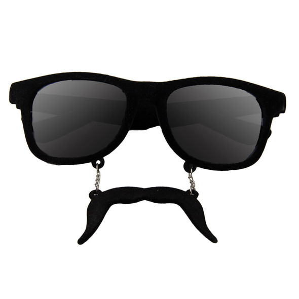 Incognito S2 Black Mustache  Vintage 80 Style Sunglasses 12 PACK Adult WS7099D