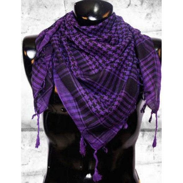 Arab Houndstooth Square Purple/Black 2078
