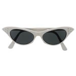 White Rhinestone Cat Eye Black Lens Bulk Sunglasses 1192A