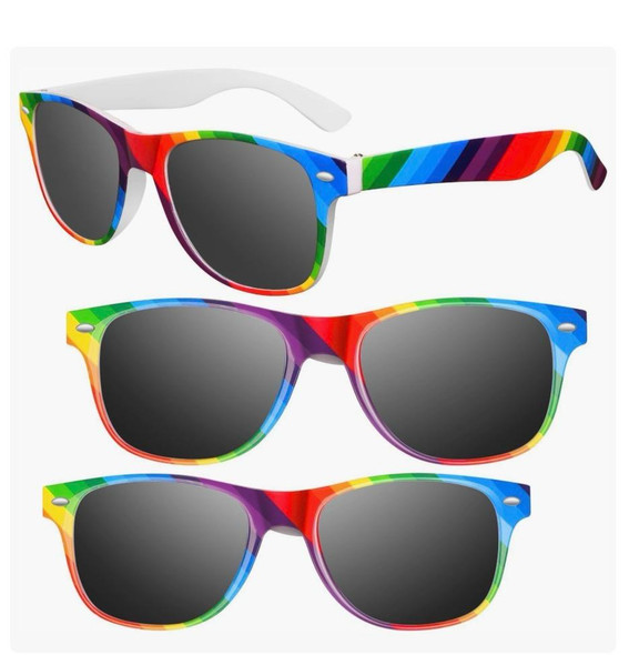 Tie Dye Adult Sunglasses 12 PACK 7151D