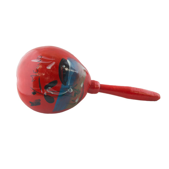 Wholesale Wooden Maracas, Bulk Wooden Maracas, 12 PK Red 9298B