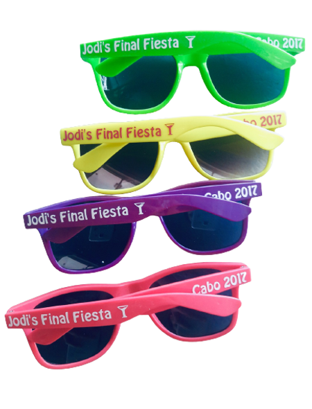 Sunglasses Personalized  Bulk, Customized for Weddings and Bachelorette (Fonts in Picture Gallery)