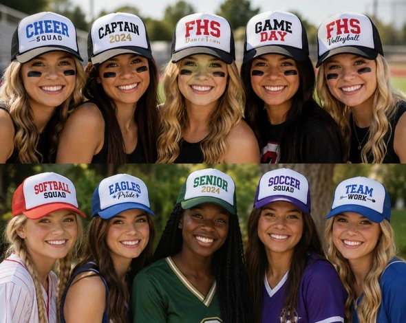Team Caps & Team Hats Custom Cheerleading Gifts 15063