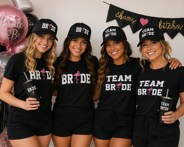 Personalized Bridesmaid Hats, Bachelorette Party Hats For Bach Parties 15064