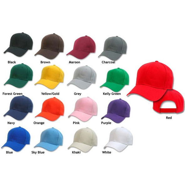 Dad Hats | Blank Baseball Caps | 1380PC